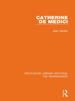 cover image of Catherine de Medici
